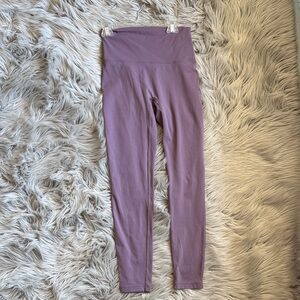 Savvi Juniors High-Waist Lavender Leggings